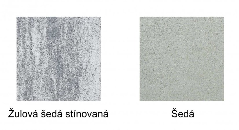 Betonová dlažba Linea verde VG4|žulová šedá stínovaná, 40x30x8 cm, více barev