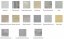 Betonová krycí deska s okapovým nosem, 25x 28 x 6 cm, více barev - Barva: Kovově šedá stínovaná