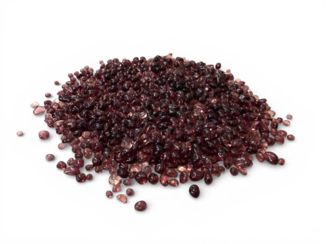 Skleněný oblázek, fialová 3-6 mm, 10 kg