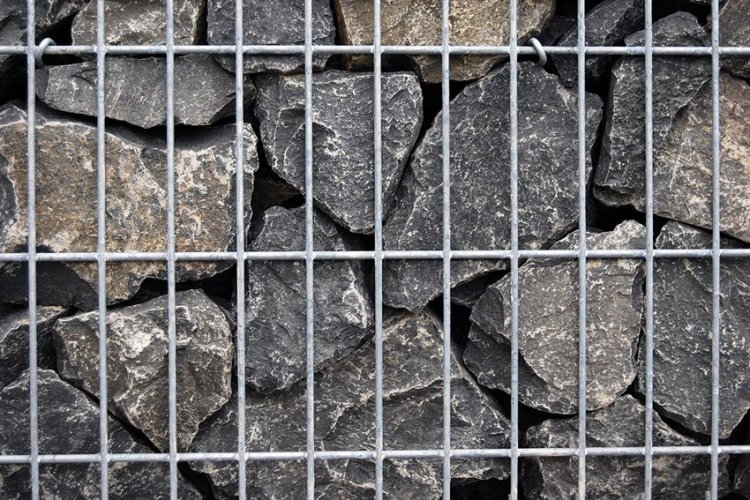 Gabion koš plněný - Čedič 100x50x100