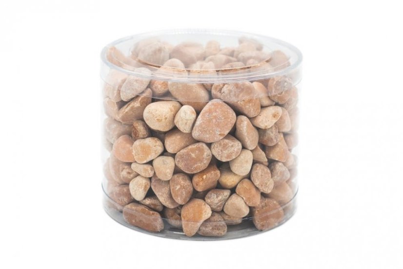 Mramorový oblázek, Veronská červená 15-25 mm, dóza 1,5l (cca 2kg)
