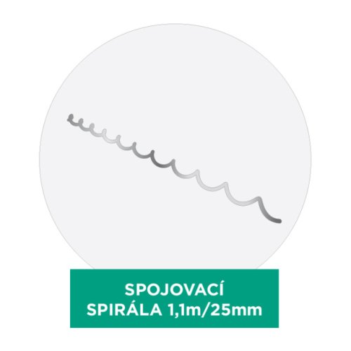 spirála 1,1m - 25mm