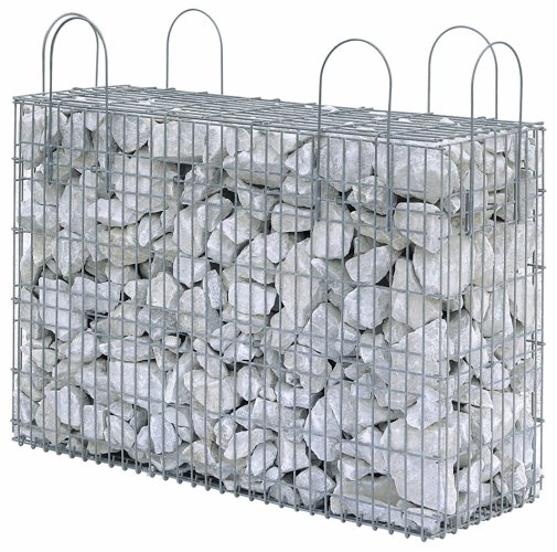 Gabion koš plněný - Oblačně bílá 150x50x100