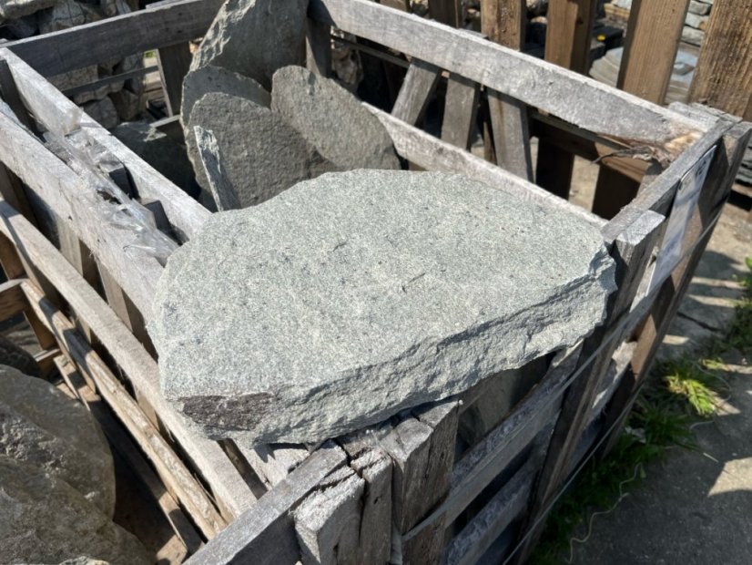 Křemenový šlapák, šedo zelený, 35-60 x 25-45 cm (AT)