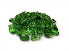 Skleněný oblázek, zelená 10-20 mm, 5 kg