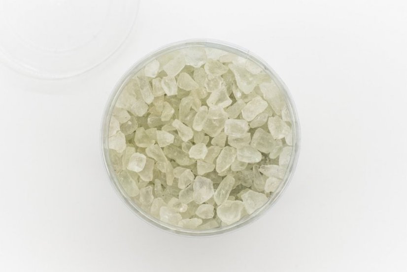 Skleněná drť, Křišťálově jasná 4-8 mm, dóza 0,4l (cca 0,4 kg)