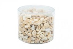 Mramorový oblázek, Sienská žlut 15-25mm, dóza 1,5l (cca 2kg)