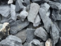 Břidlice drť černá s leskem fylit | 30-60mm - bag (1tuna)