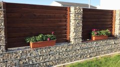 Gabionový plot PREMIUM, oko 20x5cm, více rozměrů