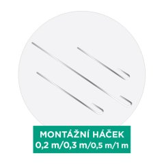 Háček 1m jednostranný 3,5mm